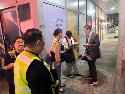 용인특례시 금연구역 점검·단속 모습 (사진=용인특례시)