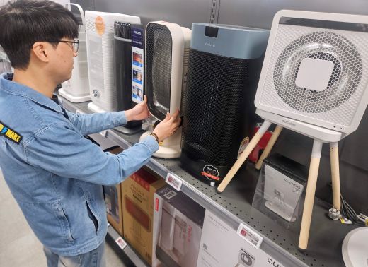 이마트 난방가전 매대  (사진=이마트)