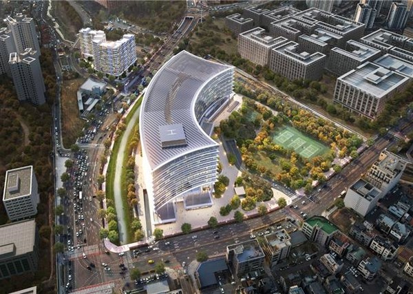 포스코글로벌센터 조감도(성남시 제공)