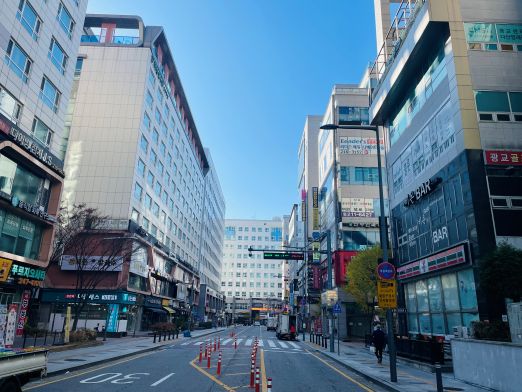 광교상현역 온누리 골목형상점가 전경 (사진=용인특례시)